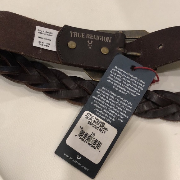 True religion leather belt - Picture 2 of 2